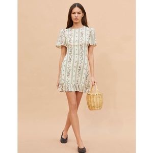 Reformation Beesley Dress, Color/Print: Heath , Size: 8. NEW WITH TAGS